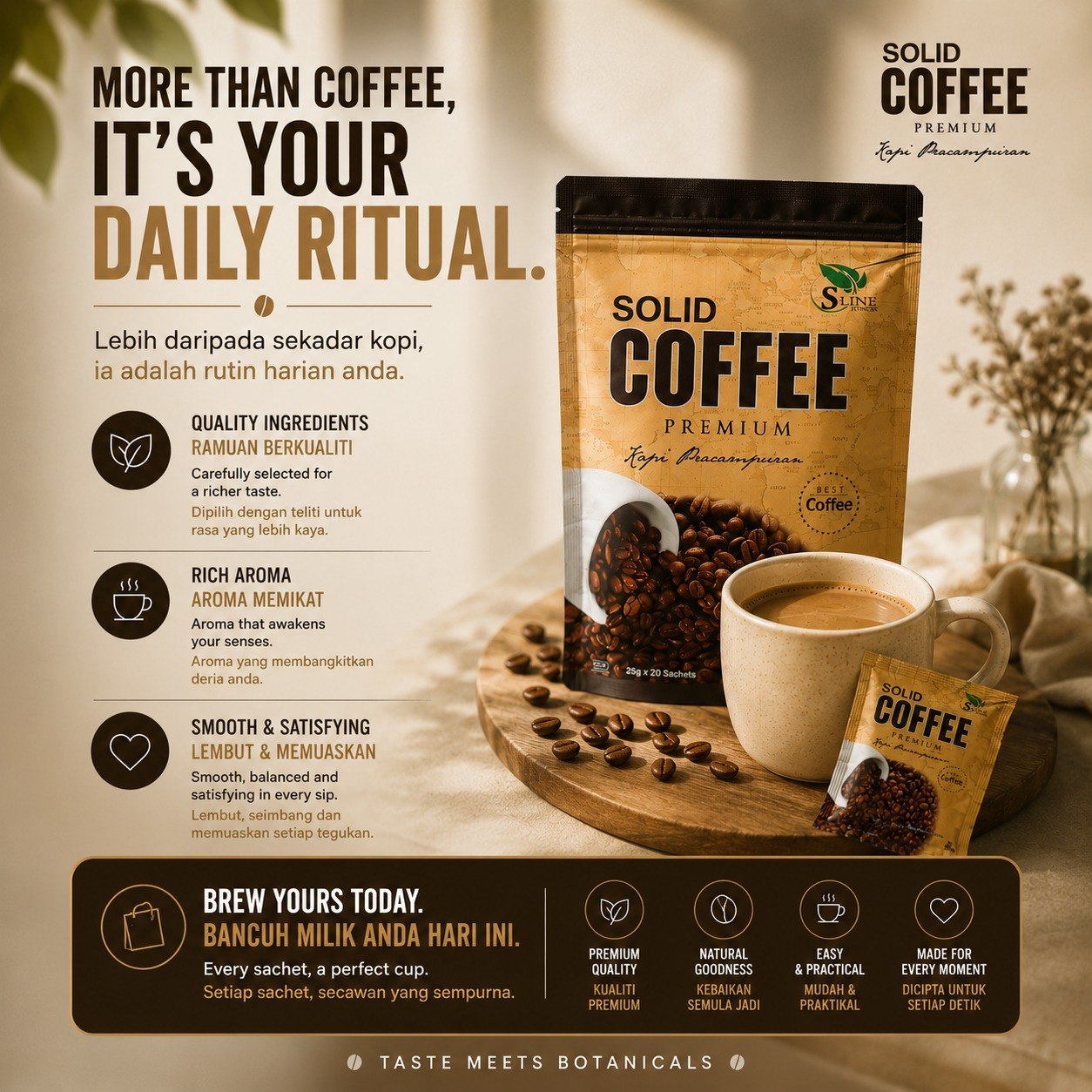 Solid Coffee daily ritual product story